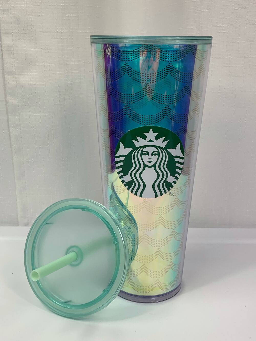 50% OFF Starbucks Mermaid Tumbler Iridescent Collectible Scales 2020 Limited Ed